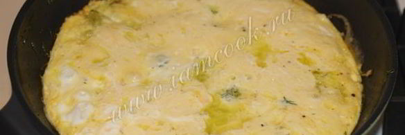 фриттата с кабачками