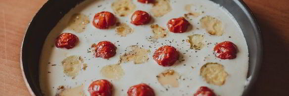 фриттата с томатами черри