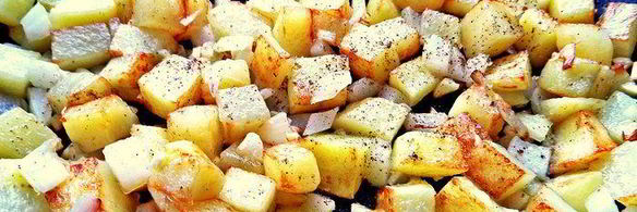 испанский картофельный омлет с рыбкой