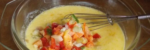 омлет на кефире