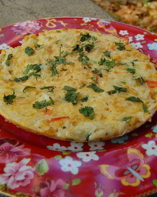 Омлет по-мексикански