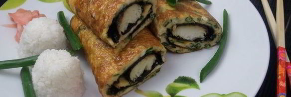 омлет рыбный в японском стиле