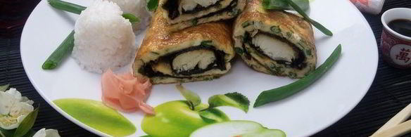 омлет рыбный в японском стиле