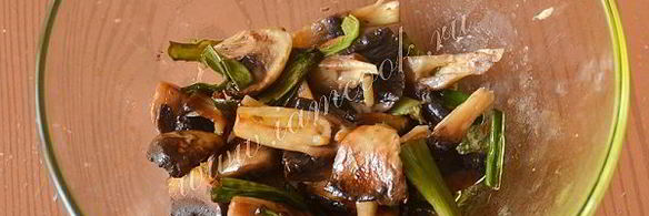 омлет с грибами по-испански