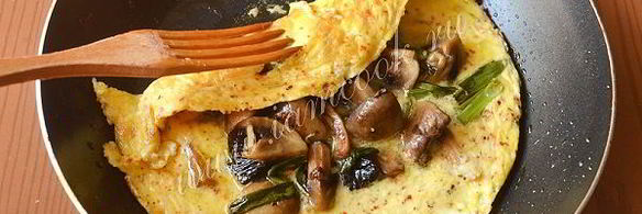 омлет с грибами по-испански