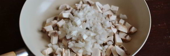 омлет с грибами