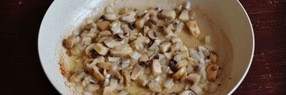 омлет с грибами