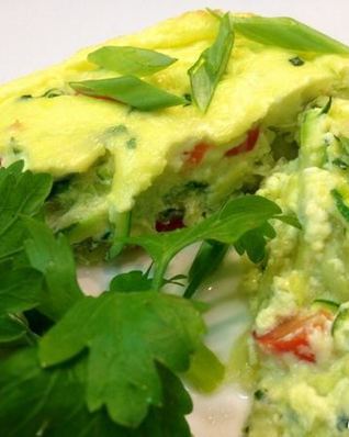 Омлет с кабачками