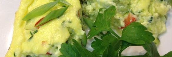 омлет с кабачками