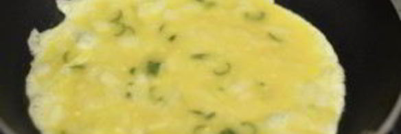 омлет с хлебом и сыром