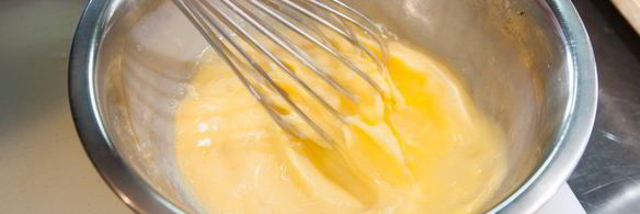 омлет с луковой карамелью