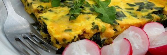 омлет с одуванчиками