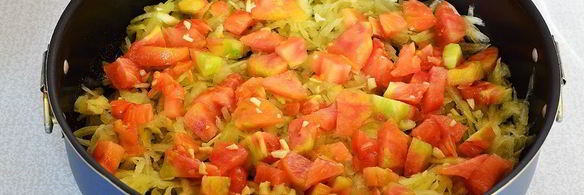 омлет с овощами в духовке