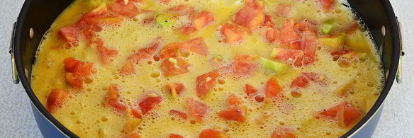 омлет с овощами в духовке