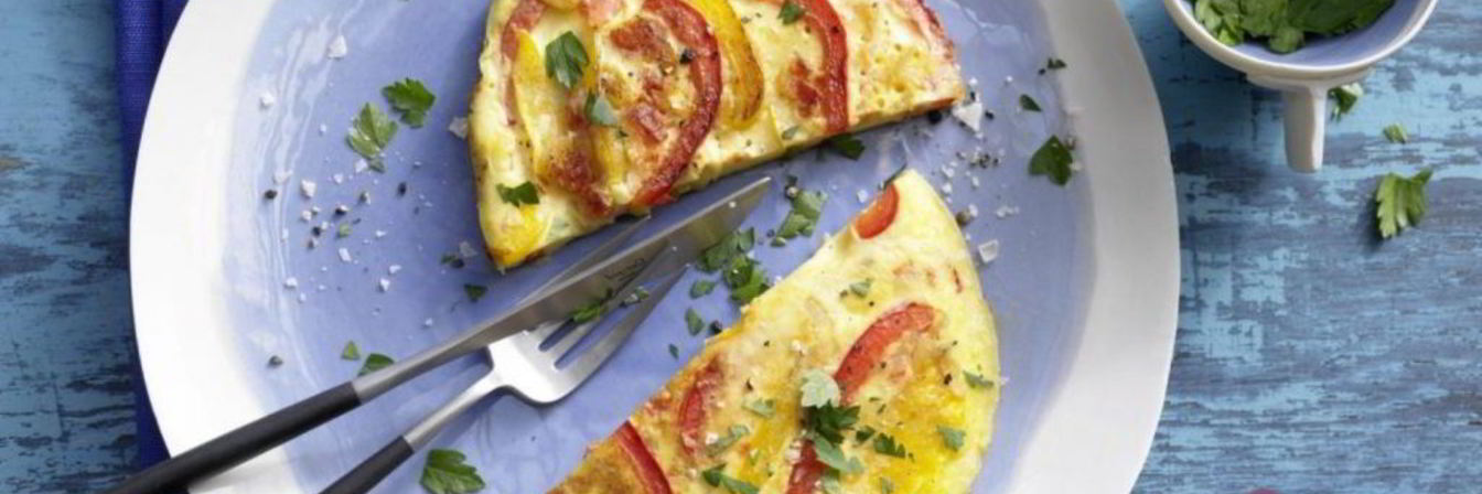 Омлет с овощами