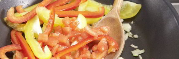 омлет с овощами