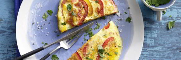 омлет с овощами