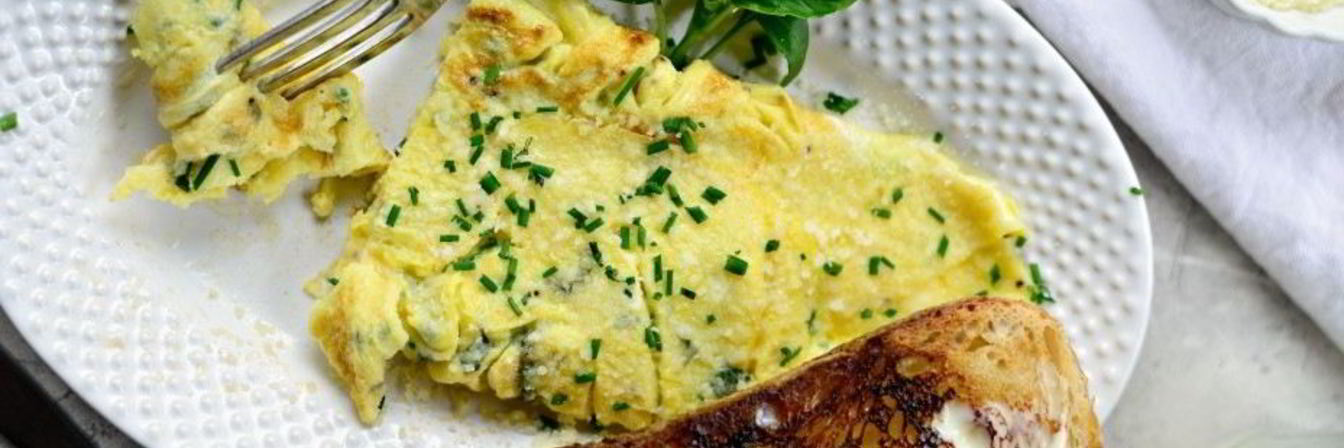 Омлет с пармезаном