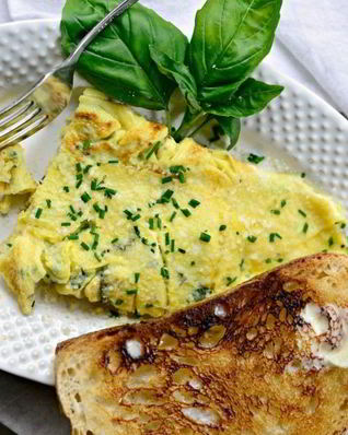 Омлет с пармезаном