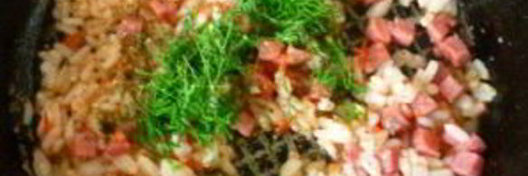 омлет с рисом