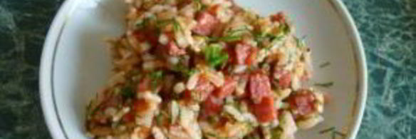 омлет с рисом