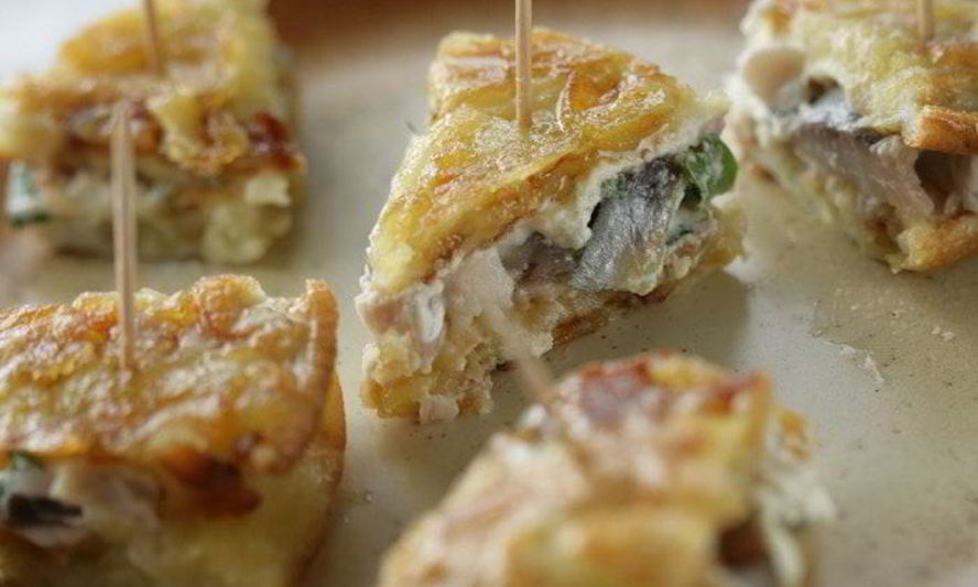 Рецепт омлета с сельдью