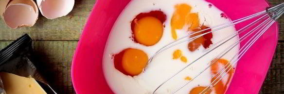 омлет с сыром на молоке