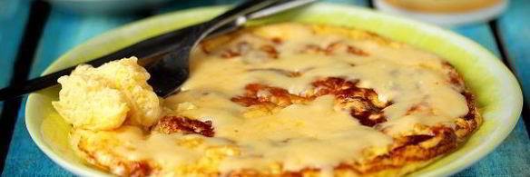 омлет с сыром на молоке