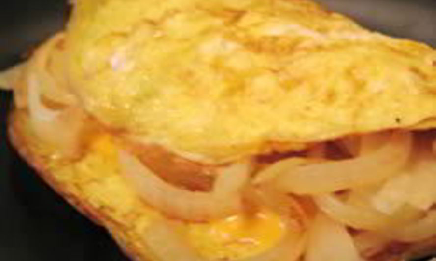 Рецепт омлета с сыром