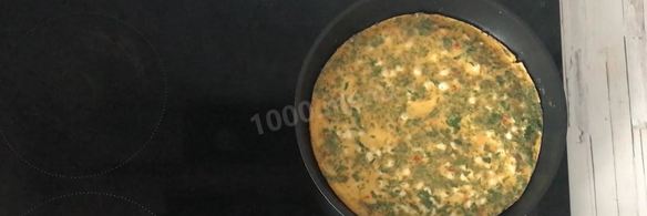 омлет с творогом