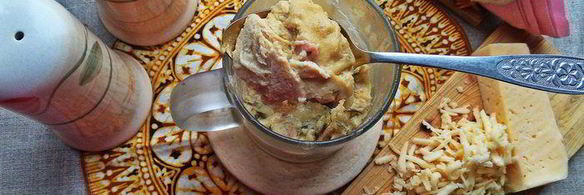 омлет с зеленью за 2 минуты