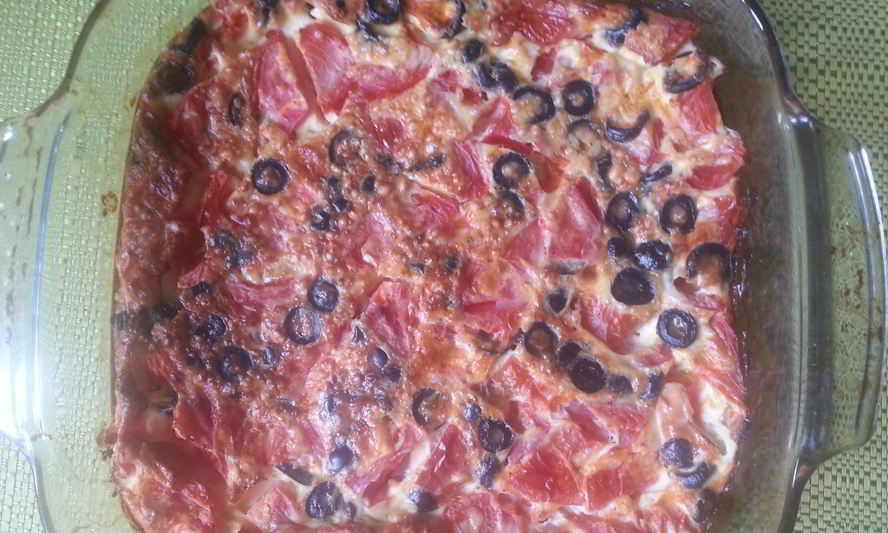 Рецепт омлета в духовке с мукой