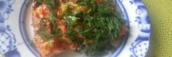 омлет в духовке с мукой