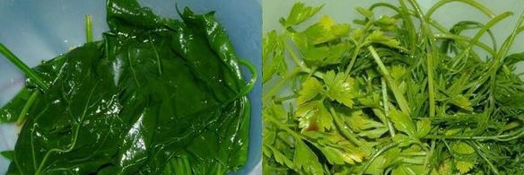 японский ролл-омлет со шпинатом