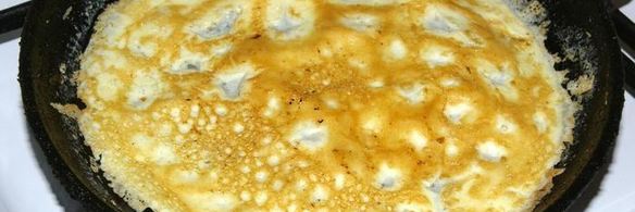 японский ролл-омлет со шпинатом