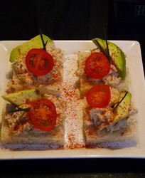 Закуска из авокадо