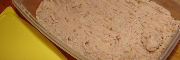 изысканый паштет из фасоли и орехов