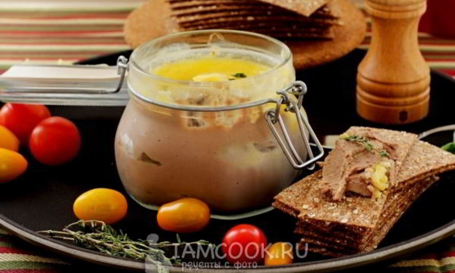 Рецепт куриного паштета