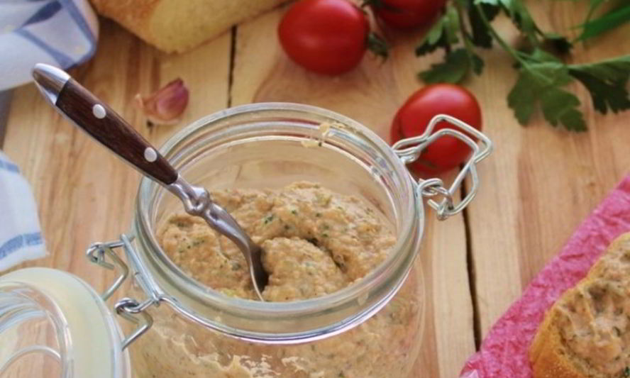 Рецепт паштета из белой фасоли