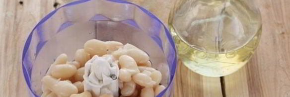 паштет из белой фасоли