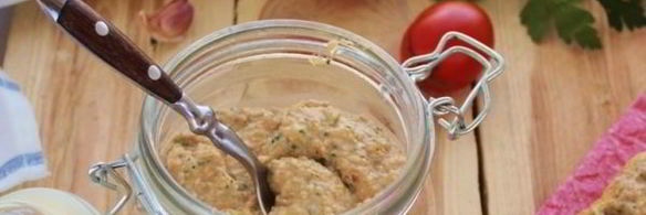 паштет из белой фасоли