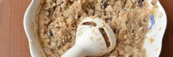 паштет из фасоли, грибов и тофу