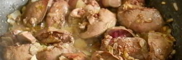 паштет из куриной печени с оливками и коньяком