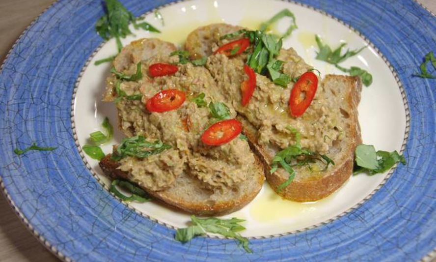 Рецепт паштета иза маши ны хрустящих гренкаха