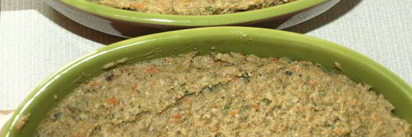 паштет из маша с баклажанами и кунжутно-ореховой пастой