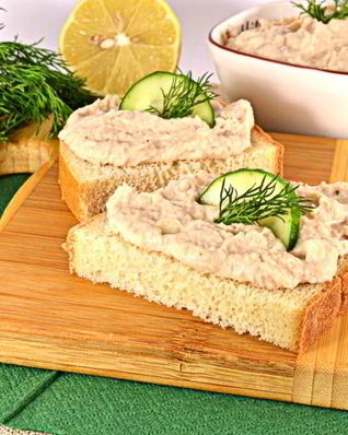 Паштет из молок слабосоленой сельди