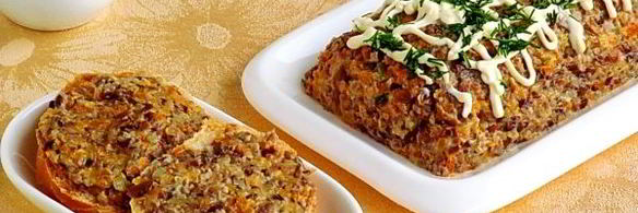 паштет из опят с овощами