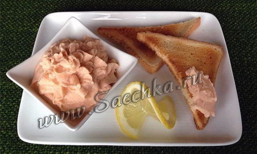 Рецепт паштета из семги