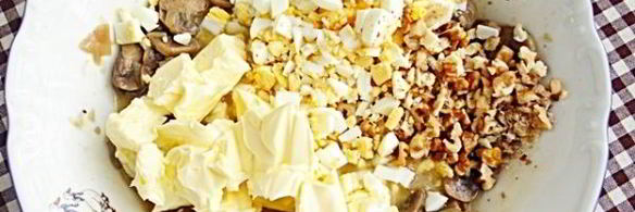 паштет из шампиньонов с грецкими орехами