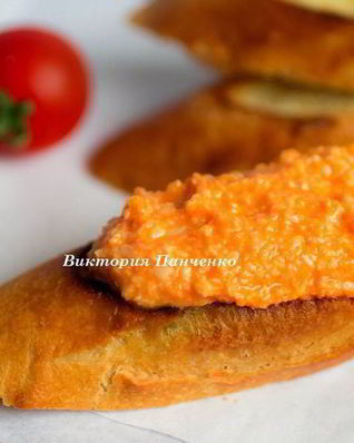 Паштет из сыра и томатов